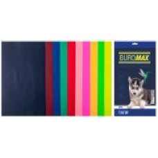 Набор цветной бумаги Buromax A4 80 г/м А4 DARK+NEON 10 цветов 50 листов разноцветный