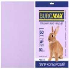 Бумага офисная цветная Buromax A4 80 г/м Pastel 50 листов BM.2721250-39 лавандовый