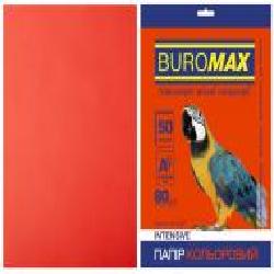 Бумага офисная цветная Buromax A4 80 г/м Intensiv 50 листов BM.2721350-05 красный