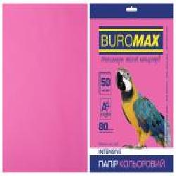 Бумага офисная цветная Buromax A4 80 г/м Intensiv 50 листов BM.2721350-29 малиновый