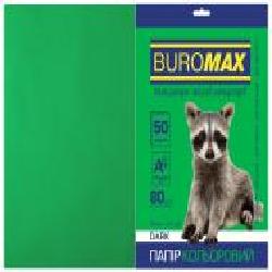 Бумага офисная цветная Buromax A4 80 г/м Dark 50 листов BM.2721450-04 темно-зеленый