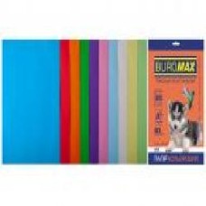 Бумага офисная цветная Buromax A4 80 г/м Pastel + Intensiv 20 листов BM.2721620-99 разноцветный