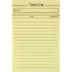 Блок бумаги с липким слоем Task list 100x150 мм 100 л 2480-01-a Axent