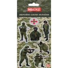 Наклейки Military плоские MX25173 1 шт. Maxi