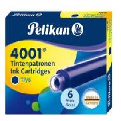 Набор картриджей 4001 6 шт. синий 301176 Pelikan