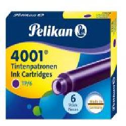 Набор картриджей 4001 6 шт. фиолетовый 301697 Pelikan