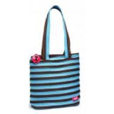 Сумка школьная Zipit Premium Tote/Beach Ocean Blue&Soft Brown