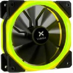 Корпусный кулер Vinga LED fan-02 yellow