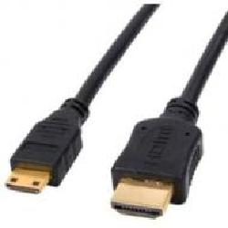 Кабель мультимедийный Atcom HDMI – miniHDMI 1 м черный (6153)