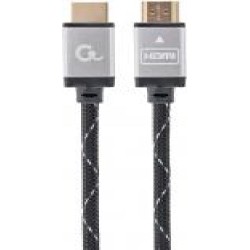 Кабель мультимедийный Cablexpert HDMI – HDMI 1,5 м серый (CCB-HDMIL-1.5M)