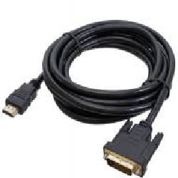 Кабель мультимедийный Patron HDMI – DVI 3 м черный (CAB-PN-DVI-HDMI-30) 24+1pin