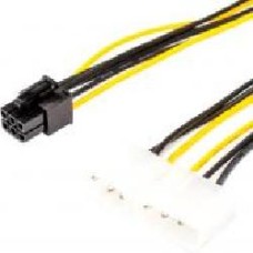 Кабель питания Atcom Molex – SATA 0,15 м разноцветный (16185) 6pin to 2molex