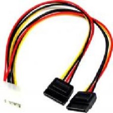 Кабель питания Atcom SATA 0,2 м разноцветный (16148) power 2x 0.2m