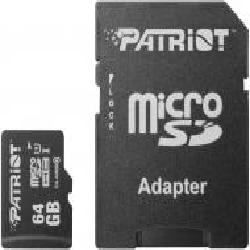 Карта памяти Patriot microSD 64 ГБ Class 10 (PSF64GMCSDXC10) UHS-1