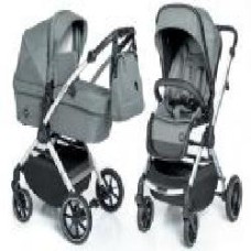 Коляска универсальная 2 в 1 Baby Design Smooth 07 Gray 203176