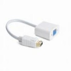 Адаптер Cablexpert белый (A-DPM-VGAF-02-W) переходник DisplayPort на VGA