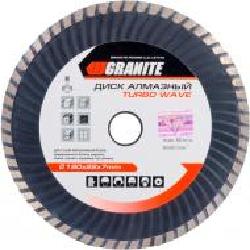 Диск алмазный отрезной GRANIT TURBO WAVE 180x3,0x22,2 9-04-180