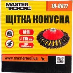 Щетка конусная D 115 М14 MasterTool из плетеной проволоки 19-8011