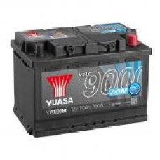 Аккумулятор автомобильный Yuasa AGM Start Stop Plus Battery 70А 12 B YBX9096 «+' справа