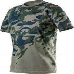 Футболка NEO tools Camo р. XXL рост 5-6 81-613 оливковый