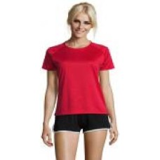 Футболка женская Sol's Sporty Women 01159145 р.XS красный