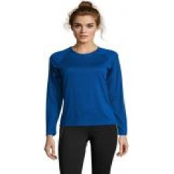 Футболка с длинным рукавом Sol's Sporty Lsl Women 02072241 р.XL синий