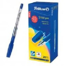 Набор ручек шариковых Pelikan Stick Pro синие 20 шт.