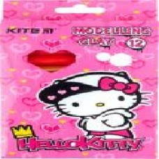 Пластилин восковой Hello Kitty HK21-086 12 цветов 200 г KITE