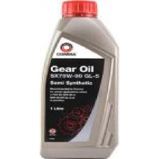 Масло трансмиссионное COMMA GEAR OIL 75W-90 1 л(SX75W90 GL5 1L SEMIS.)