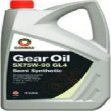 Масло трансмиссионное COMMA GEAR OIL 75W-90 5 л(SX75W90 GL4 5L SEMIS.)