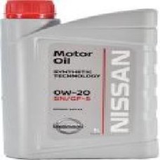 Моторное масло Nissan Motor Oil SN/GF-5 0W-20 1 л (KE90090133)