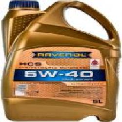 Моторное масло RAVENOL RAV HCS SAE 5W-40 5 л (RAV HCS SAE 5W40 5L)