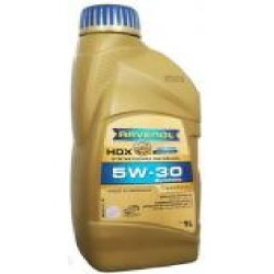 Моторное масло RAVENOL RAV HDX SAE 5W-30 1 л (RAV HDX SAE 5W30 1L)