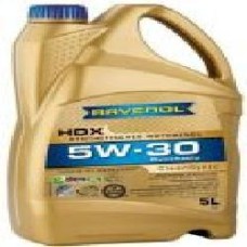 Моторное масло RAVENOL RAV HDX SAE 5W-30 5 л (RAV HDX SAE 5W30 5L)