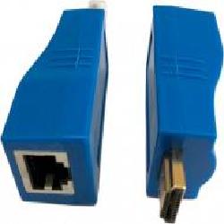 Адаптер Atcom HDMI extender 30 m синий (14369)