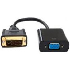 Переходник Vinga DVI 24+1 M – VGA F 1080p black (VCPDVI241VGA)