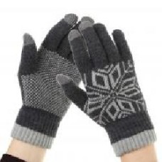 Перчатки Armorstandart Touch Gloves Snowflake с орнаментом light grey ARM59995 р.