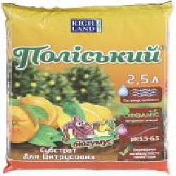 Субстрат Поліський для цитрусовых растений 2,5 л