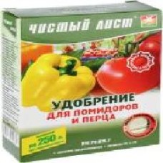 Удобрение кристаллическое Чистий Лист для помидоров и перца 300 г