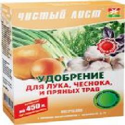 Удобрение кристаллическое Чистий Лист для лука, чеснока и пряных трав 300 г