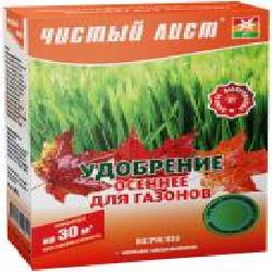 Удобрение кристаллическое Чистий Лист Осеннее для газона 300 г
