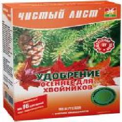 Удобрение кристаллическое Чистий Лист Осеннее для хвойных растений 300 г
