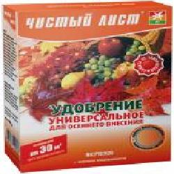 Удобрение кристаллическое Чистий Лист Осеннее универсальное 300 г