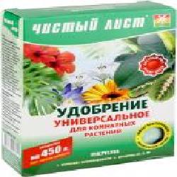 Удобрение кристаллическое Чистий Лист Универсальное для комнатных растений 300 г