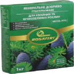 Удобрение минеральное Rosafert для хвойных и вечнозеленых растений 1 кг