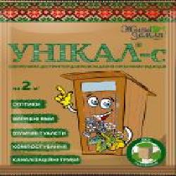 Биопрепарат-деструктор Жива земля Уникал-с ЭКО для выгребных ям, туалетов, септиков, канализационных труб (до 2 м3)