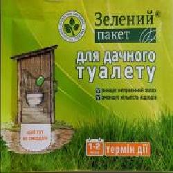 Средство Зеленый пакет для дачного туалета 30 г