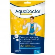 Средство дезинфицирующее Хлор 3 в 1 в таблетках 1 кг MC-T AquaDoctor