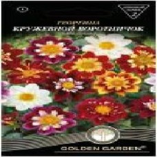 Семена Golden Garden георгина Кружевной воротничок 0,3 г