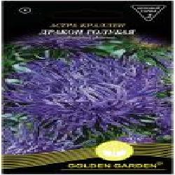 Семена Golden Garden астра крален Дракон голубая 0,25 г